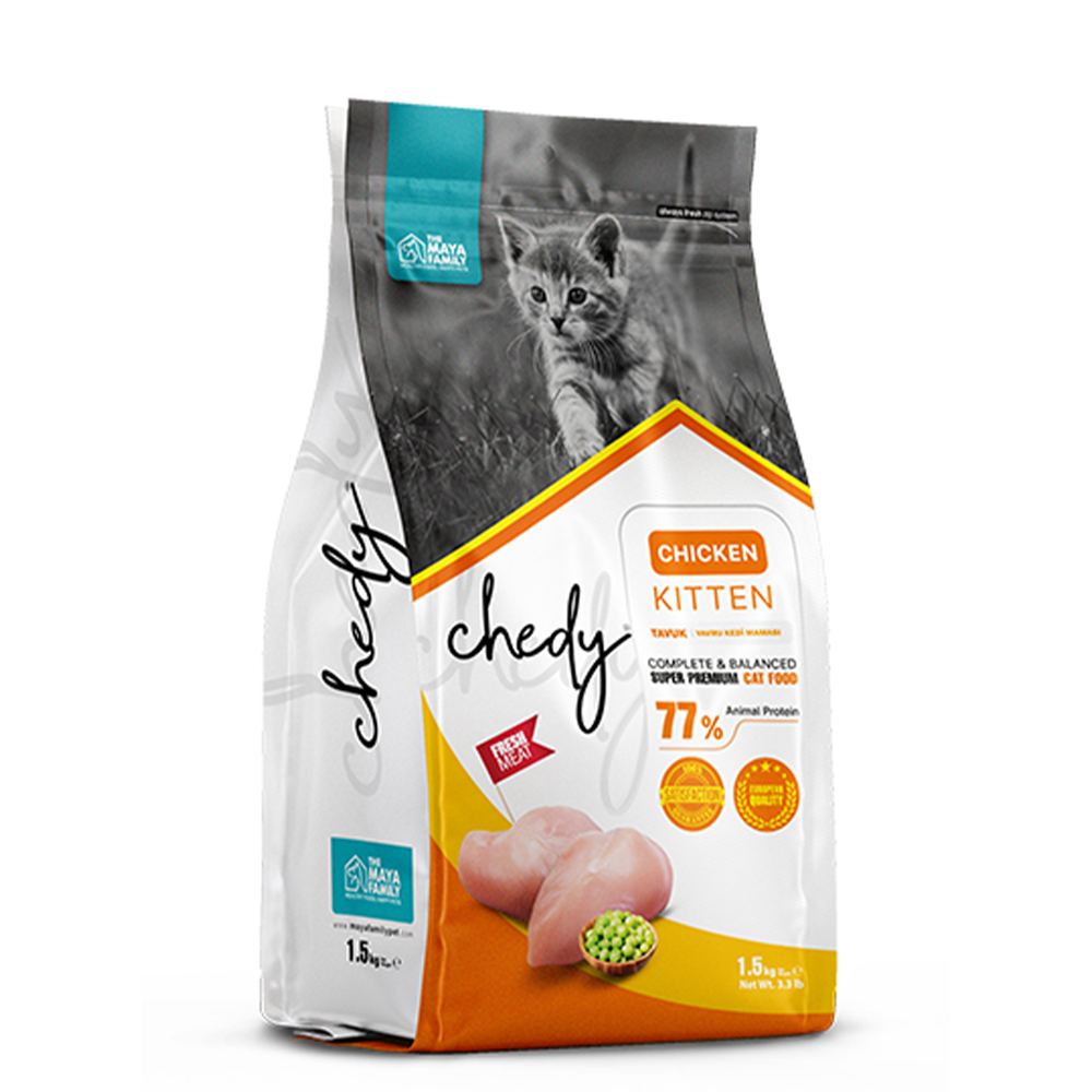 Chedy Tavuklu Yavru Kedi Maması 1.5 Kg
