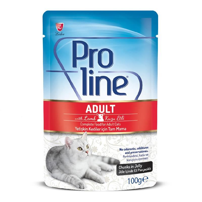 Proline Pouch Kuzu Etli Yetişkin Kedi Konservesi 100 Gr