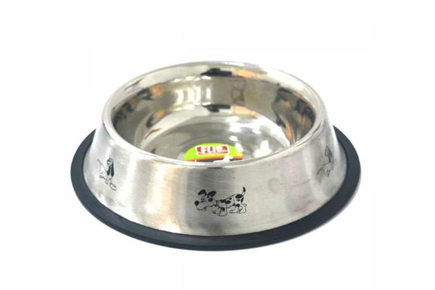 Flip Köpekler için Figürlü Çelik Mama ve Su Kabı 21cm 475ml