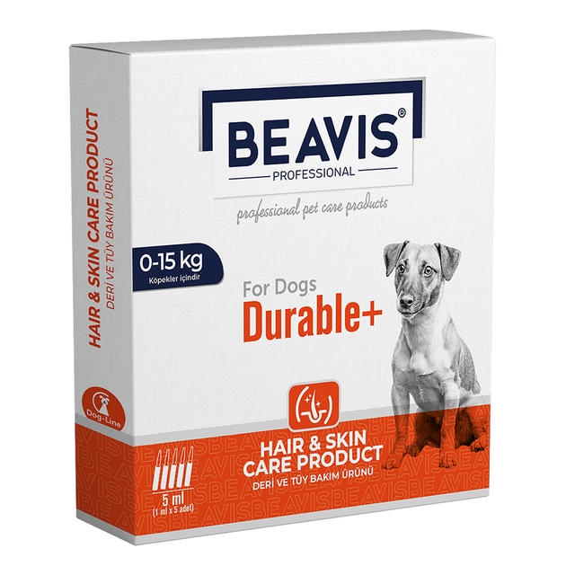 Beavis Durable+Dog Ense Damlası 0-15 Kg S.M 5'li