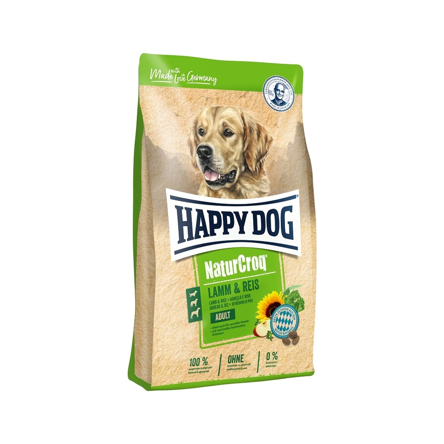 Happy Dog NaturCroq Kuzulu Kuru Köpek Maması 15 Kg 