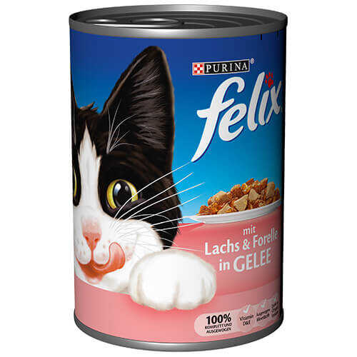 Felix Somon Ve Alabalık Yetişkin Kedi Konservesi 400gr