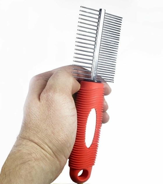 Pet Grooming Çift Taraflı Kıtık Açıcı Kedi-Köpek Tarağı