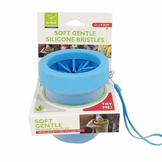 Nunbell Köpek Ayak Yıkama Aparatı Küçük (Karışık Renklerde)