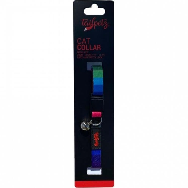 Tailpetz Cat Color Easy & Safety Lock Wave Ayarlanır Kedi Boyun Tasması