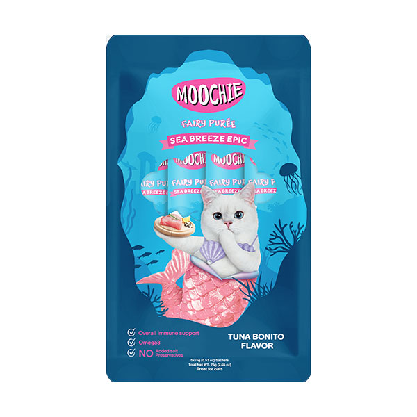 Moochie Sıvı Kedi Ödülü Ton-Palamut 5x15 Gr