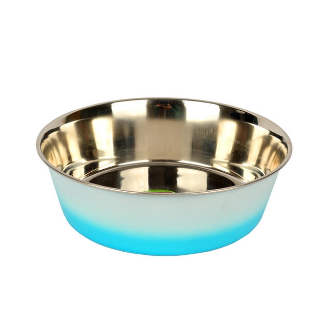 Flip Çift Renkli Çelik Mama Kabı 13 cm