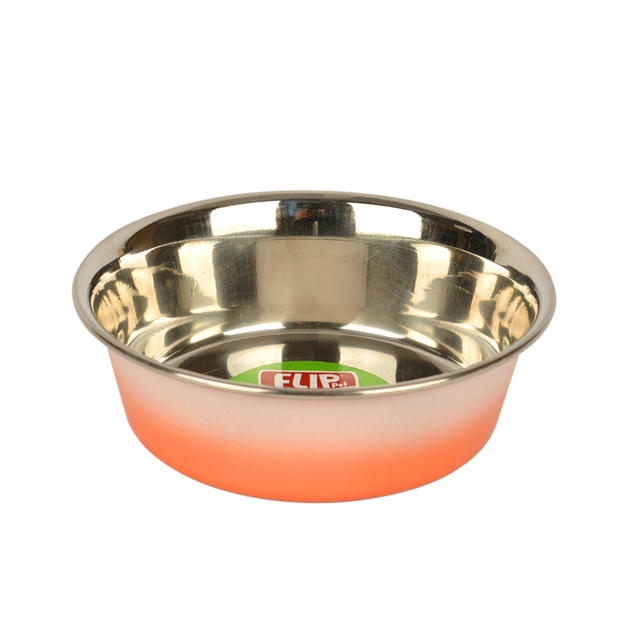 Flip Çift Renkli Çelik Mama Kabı 11 cm (250ml)