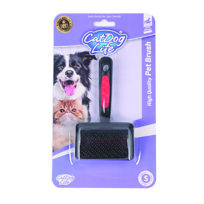 CatDog Life Kedi ve Köpekler İçin Telli Tarama Fırçası (S)