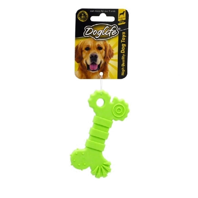 Doglife Küçük Irk Köpekler İçin Kauçuk Bone Oyuncak (Karışık Renklerde)