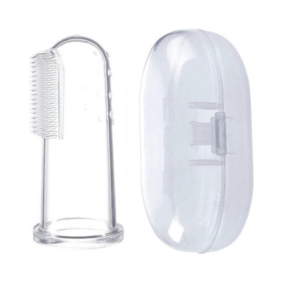 Kedi ve köpekler için parmak diş fırçası