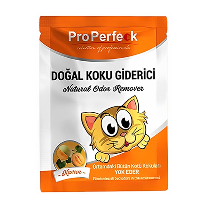 ProPerfeck Kedi Kumu İçin Doğal Koku Giderici Kavun Aromalı 25g