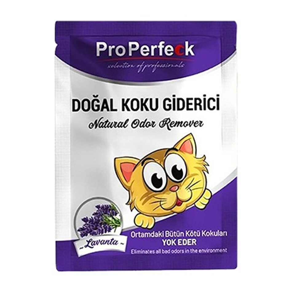 ProPerfeck Kedi Kumu İçin Doğal Koku Giderici Lavanta Kokulu 25g