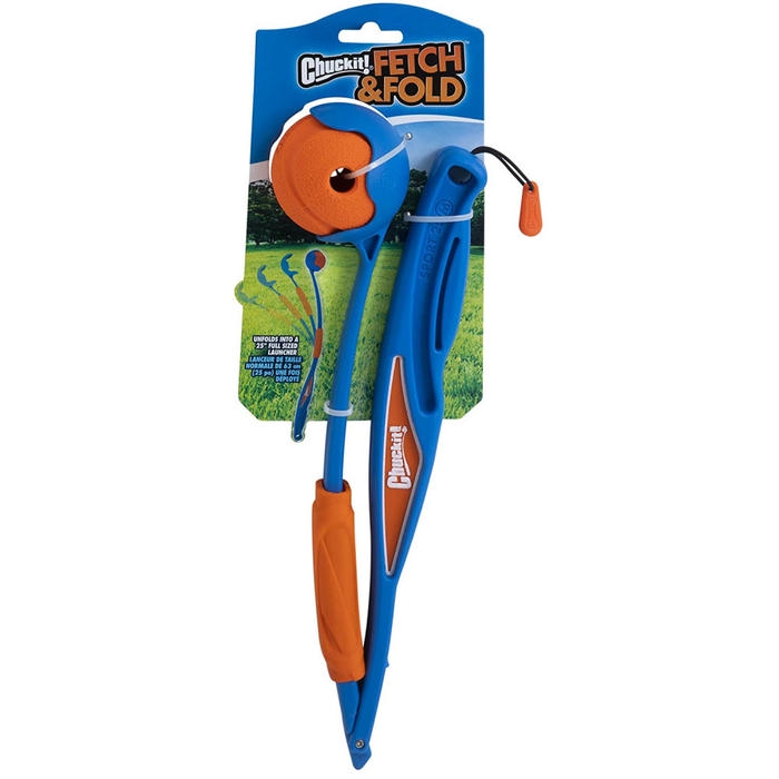 ChuckIt! Fetch & Fold Katlanabilir Top Fırlatıcı (Whistler Top Hediyeli)