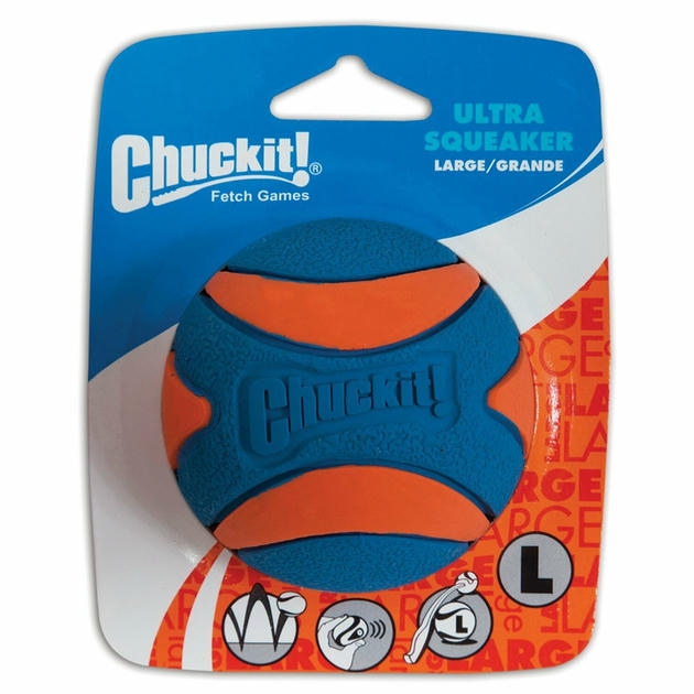 ChuckIt! Ultra Squeaker Sesli Köpek Oyun Topu (7.5 cm - Large)