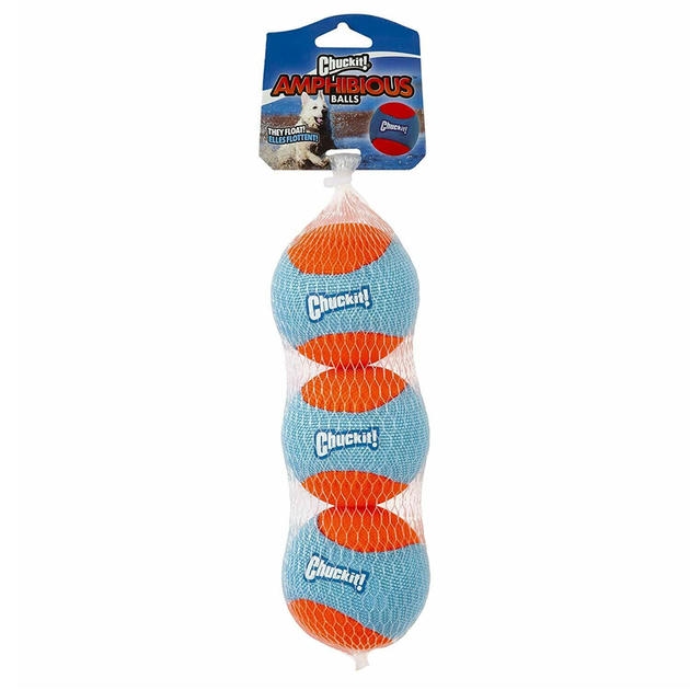 ChuckIt! Suda Batmayan Üçlü Köpek Topu (6 cm * 3 Adet)