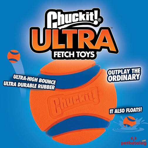 ChuckIt! Ultra Ball توپ بازی سگ (8 cm - بزرگ)