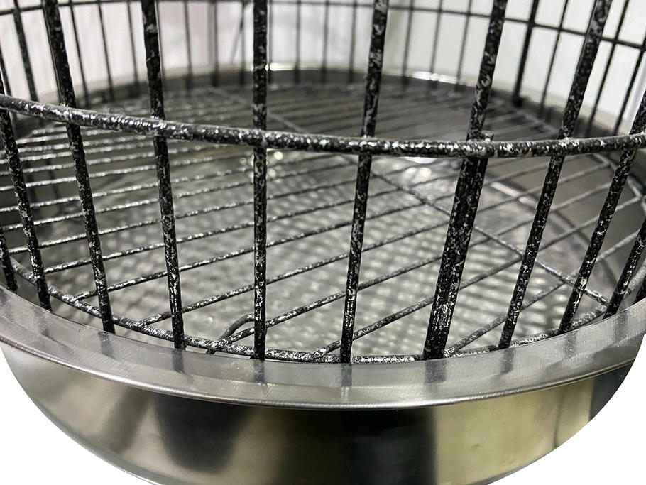 Galvaniz Silindir Kuş Kafesi Metal