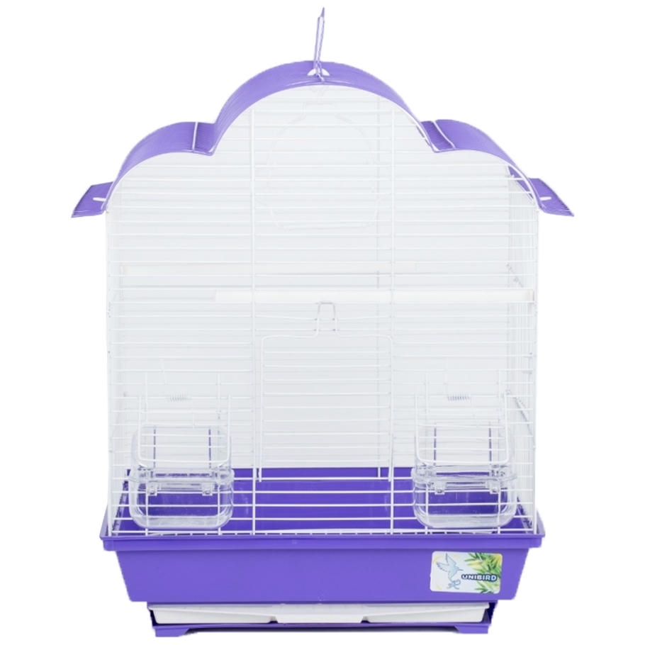 Ewox Papatya Çatılı Kuş Kafesi 40x63x31cm (Karışık Renklerde)