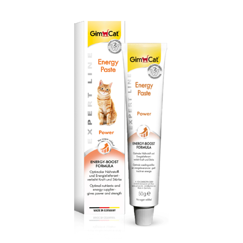 GimCat Energy Enerji Yükseltici Şekersiz Kedi Macunu 50gr