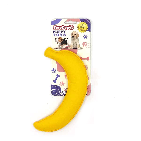 EuroDog Puppy Pet Toys Muz Şeklinde Köpek Oyuncağı