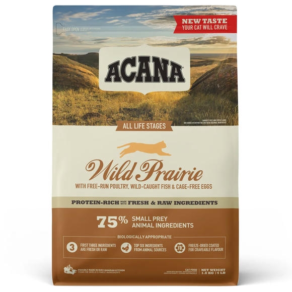 Acana Regionals - Wild Prairie Tavuklu ve Balıklı Tahılsız Yetişkin Kedi Maması 1,8KG