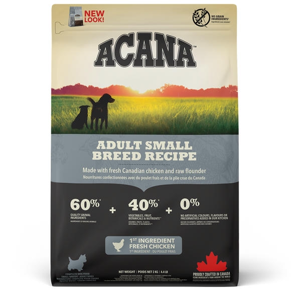 Acana Heritage - Adult Small Breed Tavuklu Küçük Irk Köpek Maması 2KG