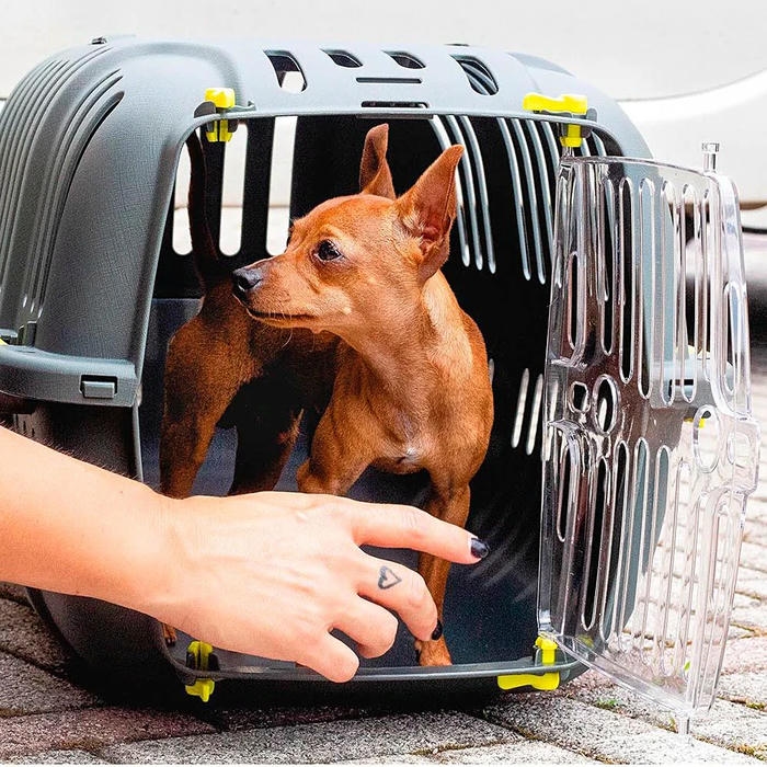 Ferplast Jet 10 Kedi-Köpek Taşıma Çantası Gri 32x47x29 cm
