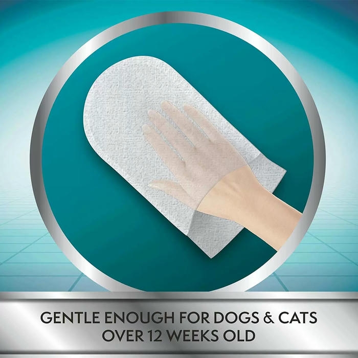 Simple Solution Kedi ve Köpek İçin Islak Temizlik Eldiveni 7'li