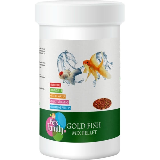 Pets Family Gold Fish Mix Pellet 100ml/40g