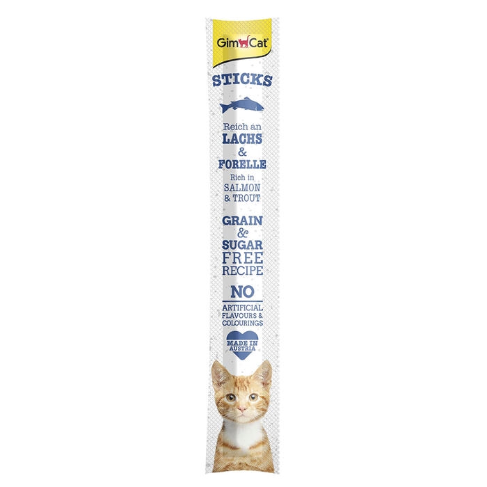 GimCat Sticks Tahılsız Somonlu Kedi Ödül Çubuğu 5 gr (1 Adet)