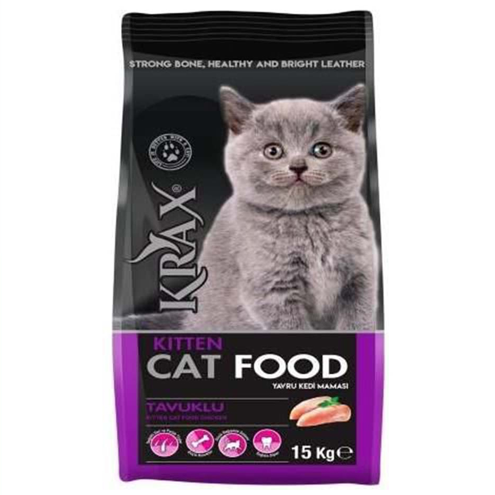 Krax Kitten Tavuklu Yavru Kedi Maması 15 kg