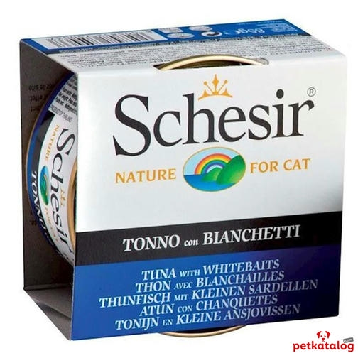 Schesir Jelly - Ton Balıklı ve Ringa Balıklı Yetişkin Kedi Konservesi 85gr