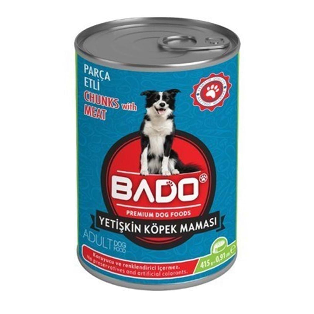Bado Etli Yetişkin Köpek Konservesi 400 gr