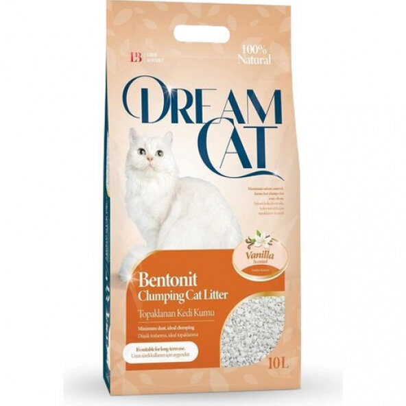 Dream Cat Vanilyalı Bentonit Kedi Kumu 10 Lt