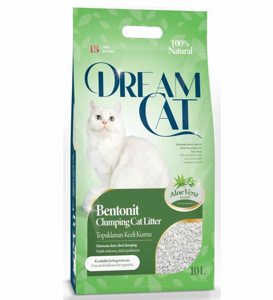 Dream Cat Aloe Vera Bentonit Kedi Kumu 10 Lt