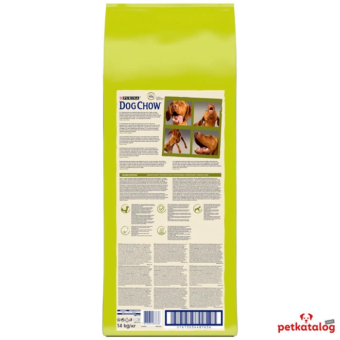 Dog Chow غذای سگ بالغ با بره 14 کیلوگرم