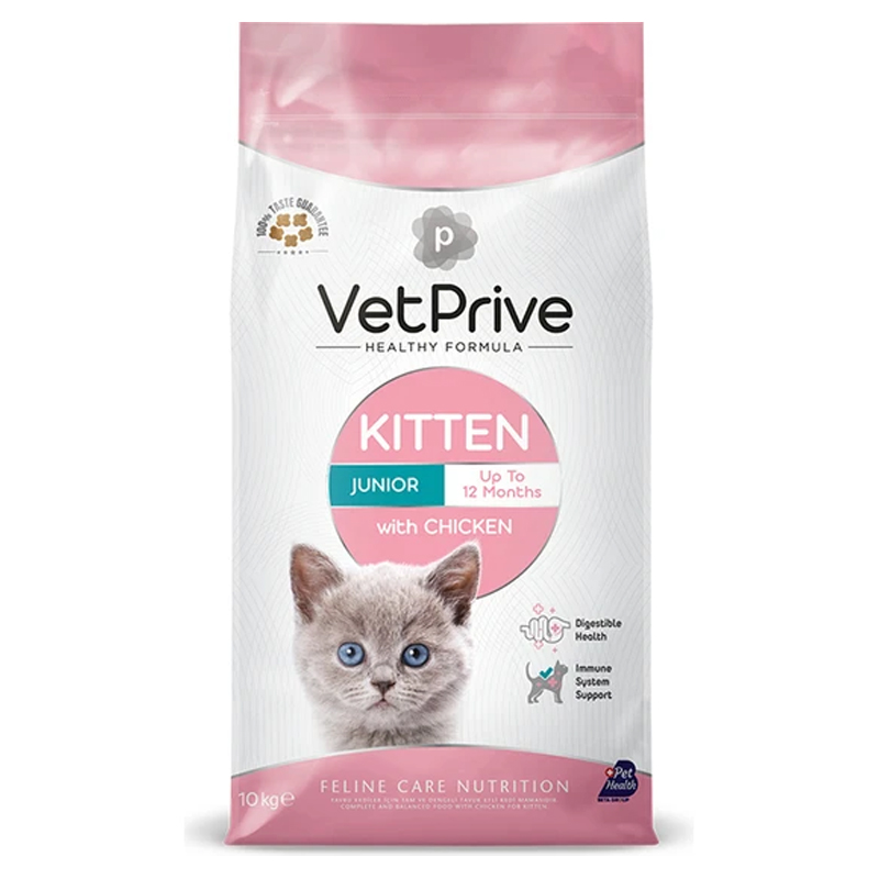 Vet Prive Yavru Kedi Maması Tavuklu 10 kg
