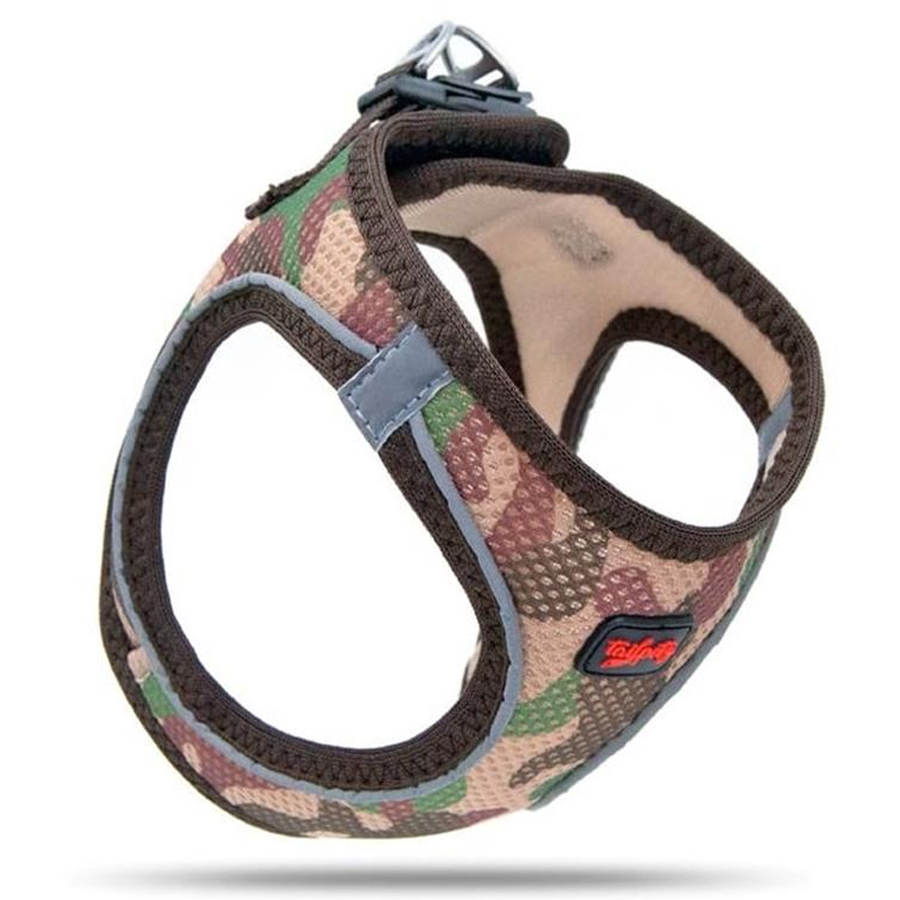 Tailpetz Air Mesh Köpek Göğüs Tasması Camo Desenli [Medium]