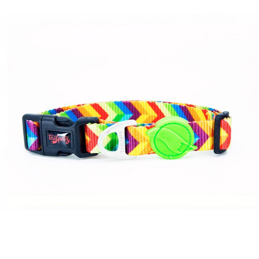 TailPetz Köpek Boyun Tasması Rainbow XSmall 22.5 cm - 33 cm