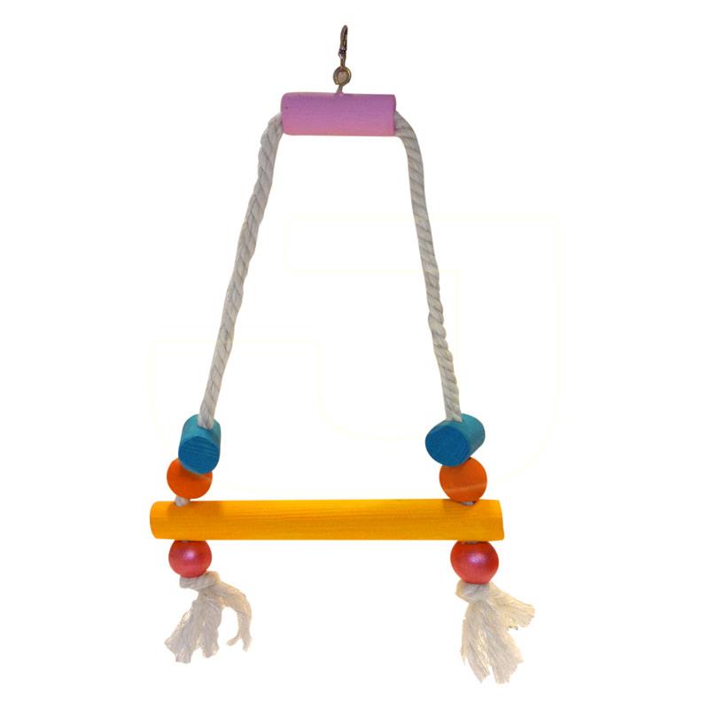 Beaks İki Tahtalı İpli Kuş Salıncak 30 cm