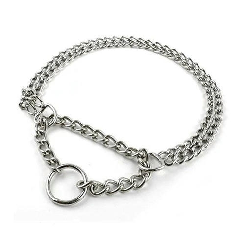 Nunbell İki Sıra Zincir Köpek Eğitim Tasması 2mm