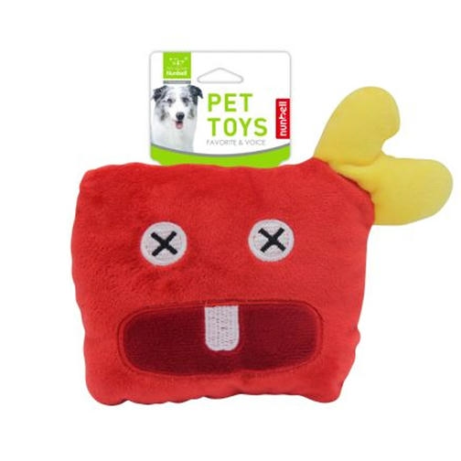 Nunbell Canavar Şeklinde Peluş Köpek Oyuncağı 10x14cm