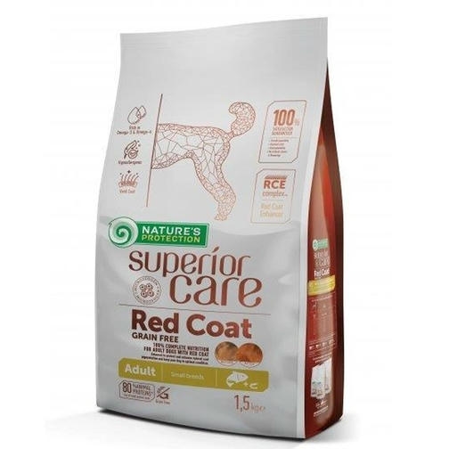 Nature's Protection Tahılsız Somonlu Küçük Irk Kızıl Köpek Maması 1.5 Kg