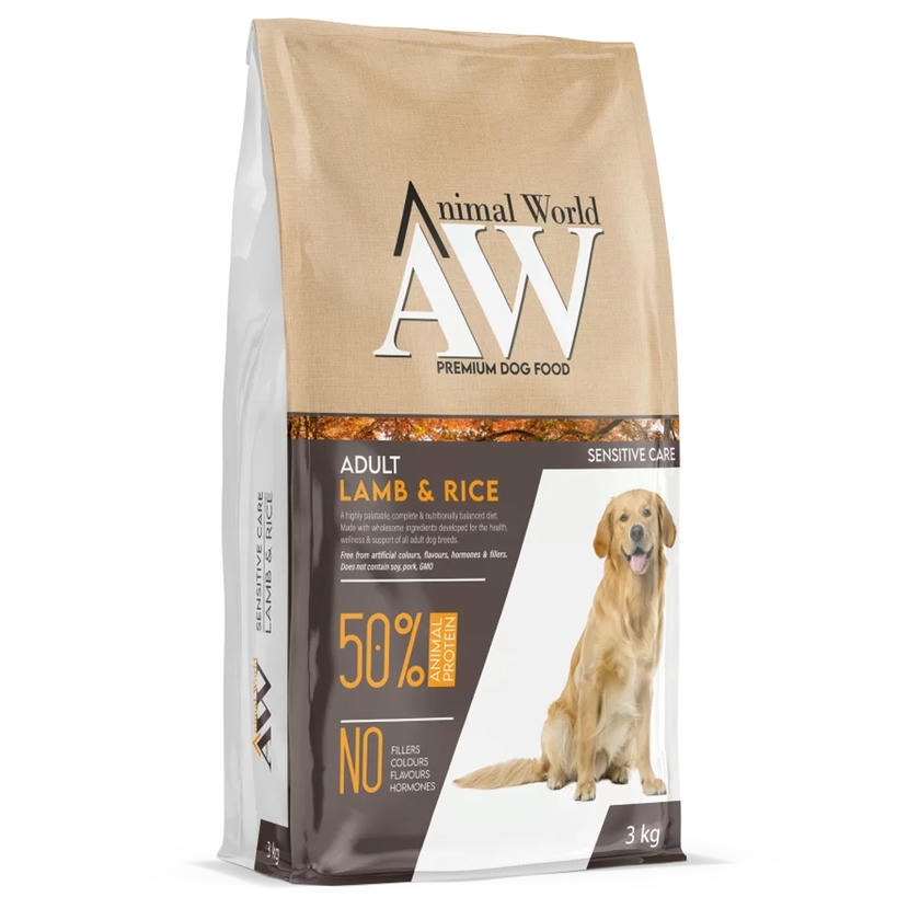 Animal World Derma Care Somonlu Yetişkin Köpek Maması 3 Kg