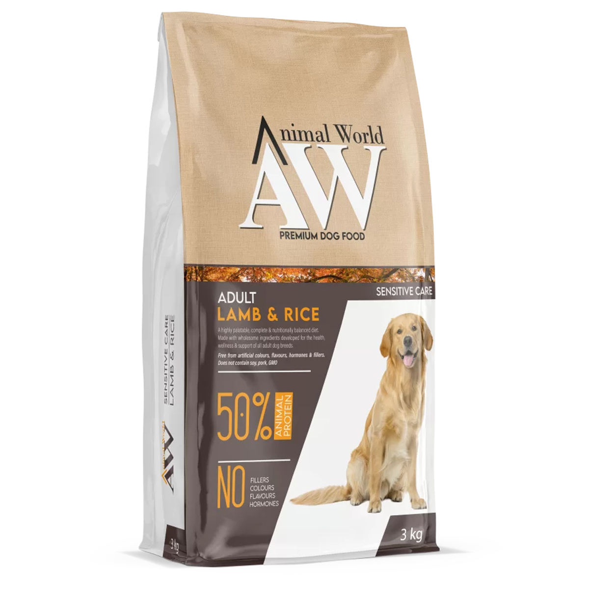 Animal World Derma Care Somonlu Yetişkin Köpek Maması 3 Kg