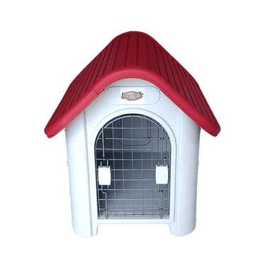 Doglife Ravello Plastik Köpek Kulübesi Kapılı 75x60x66 cm