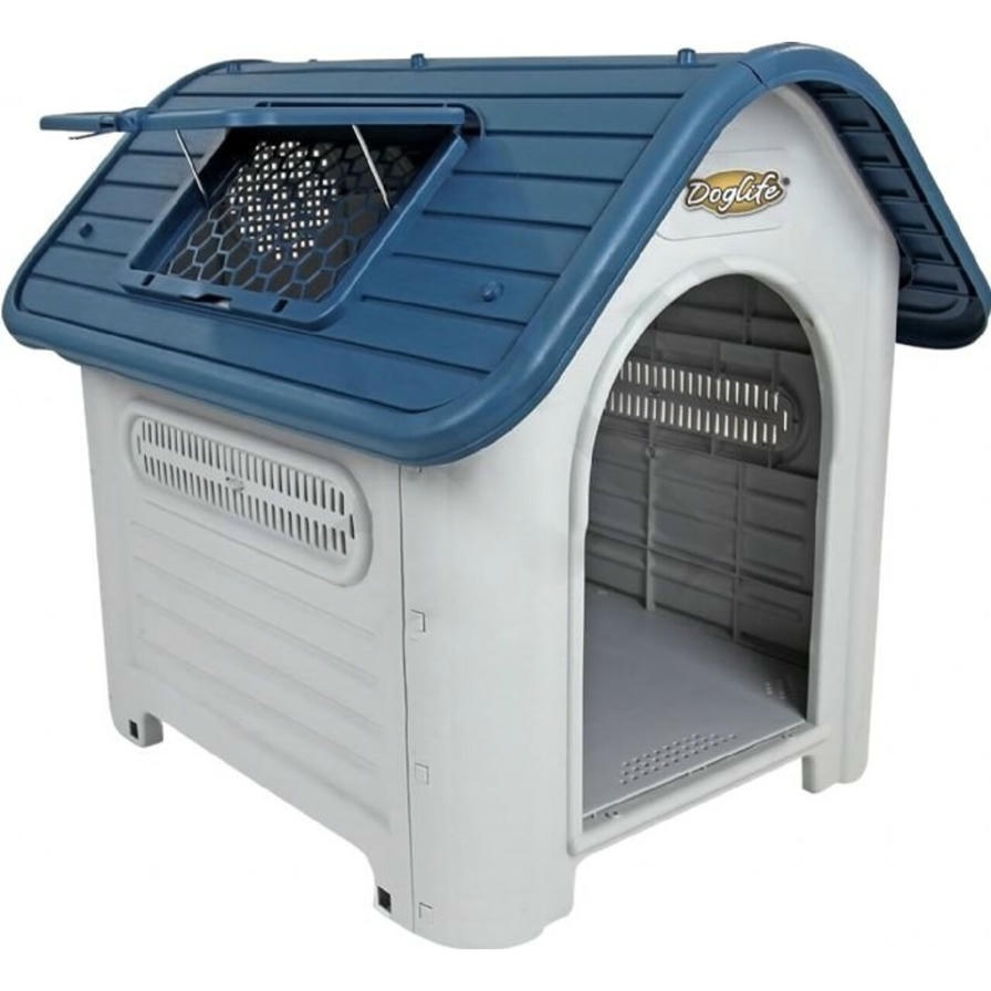 Doglife Ravello 87 Plastik Köpek Kulübesi Kapısız 87x72x76 Cm