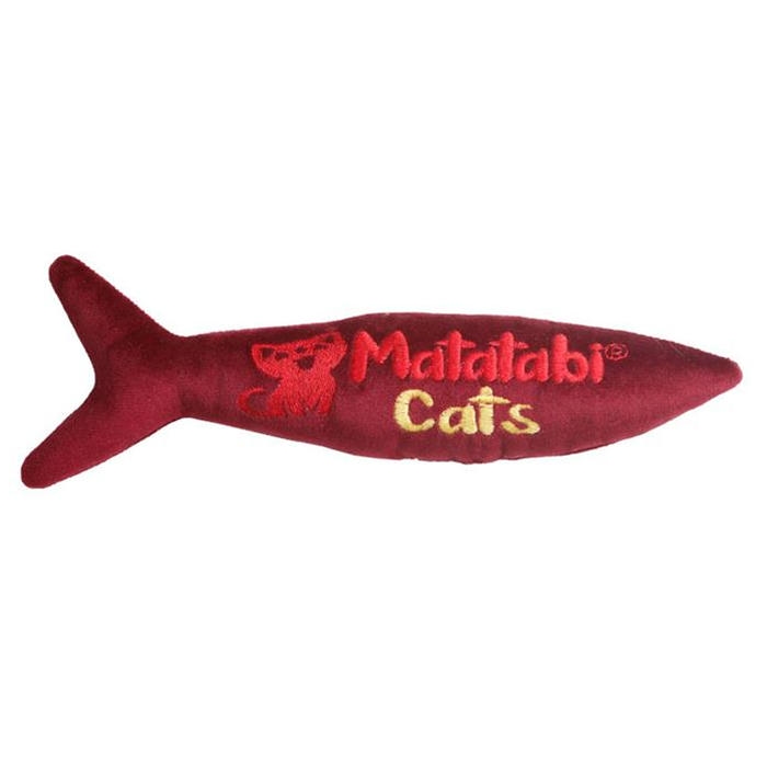 Ewox Jr Fish Sesli, Kumaş Nakışlı Balık Şeklinde Kedi Oyuncağı 13.5Cm (Karışık Renklerde)