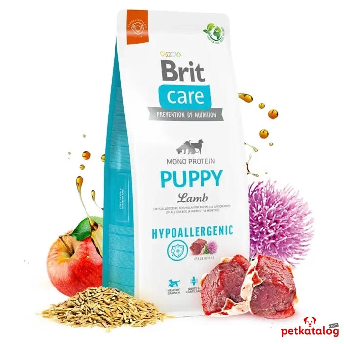 Brit Care Hypoallergenic Puppy Kuzu Etli ve Pirinçli Yavru 12 Kg Köpek Maması